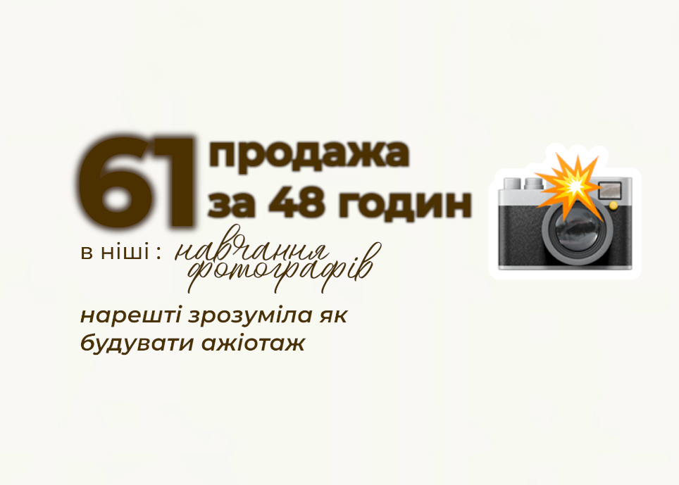 Таня @tanita_kos: від спроб копіювати ажіотаж «на око» до 61 продажу за 48 годин та перевиконання плану продажів